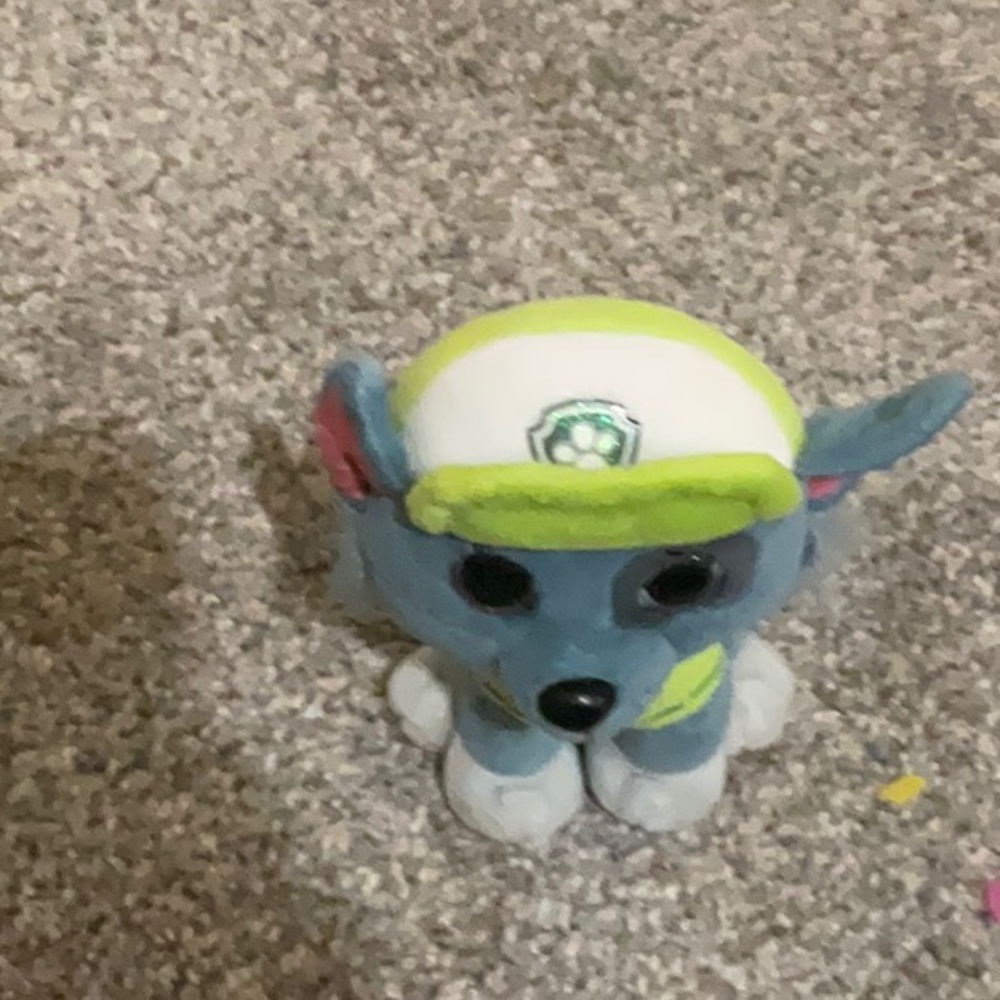 I am selling a Rocky paw patrol plush